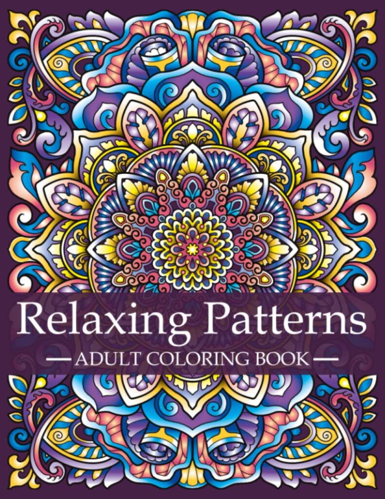 RELAXING PATTERNS: Adult Coloring Book for Relaxation 表紙