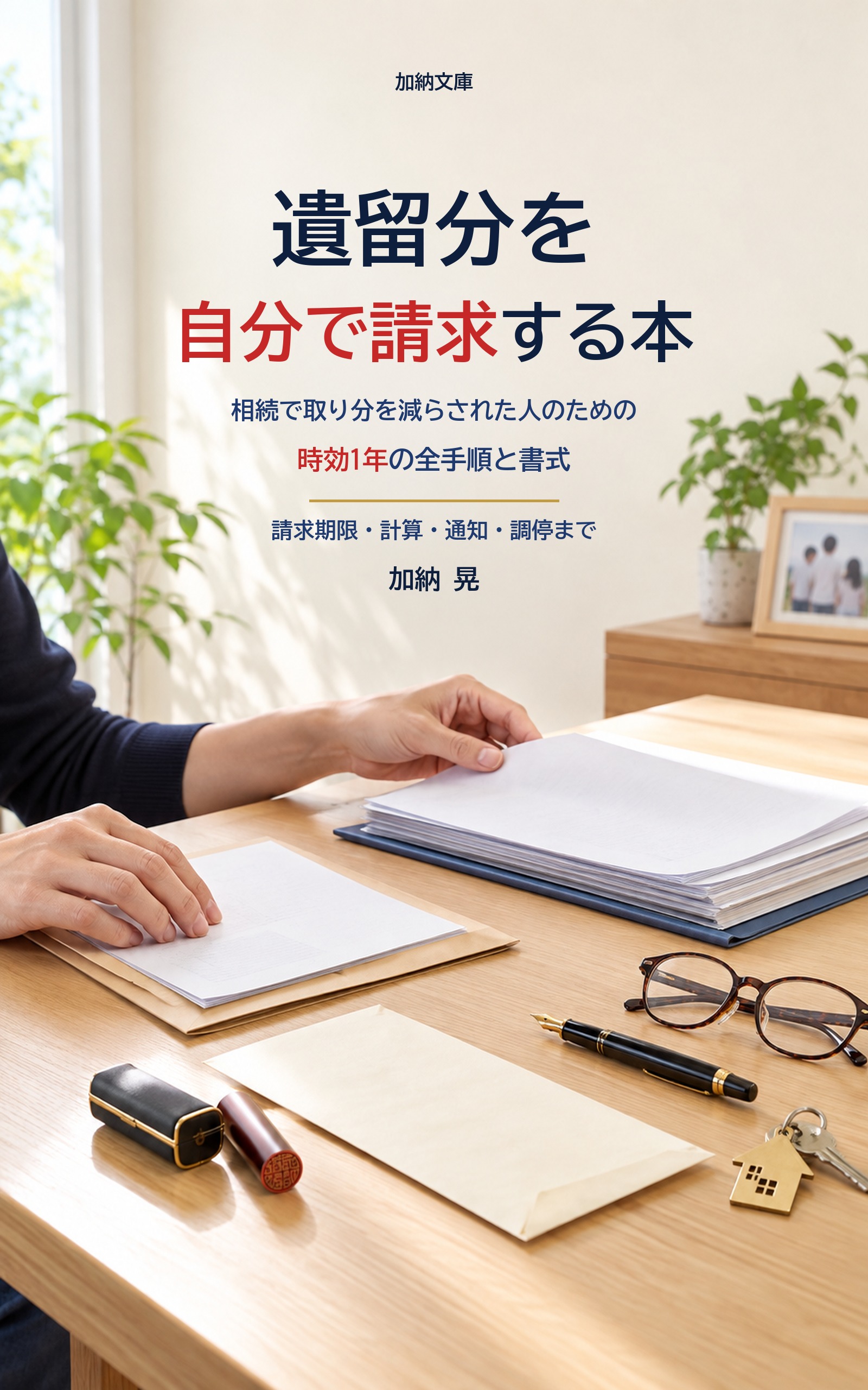 遺留分を自分で請求する本 表紙